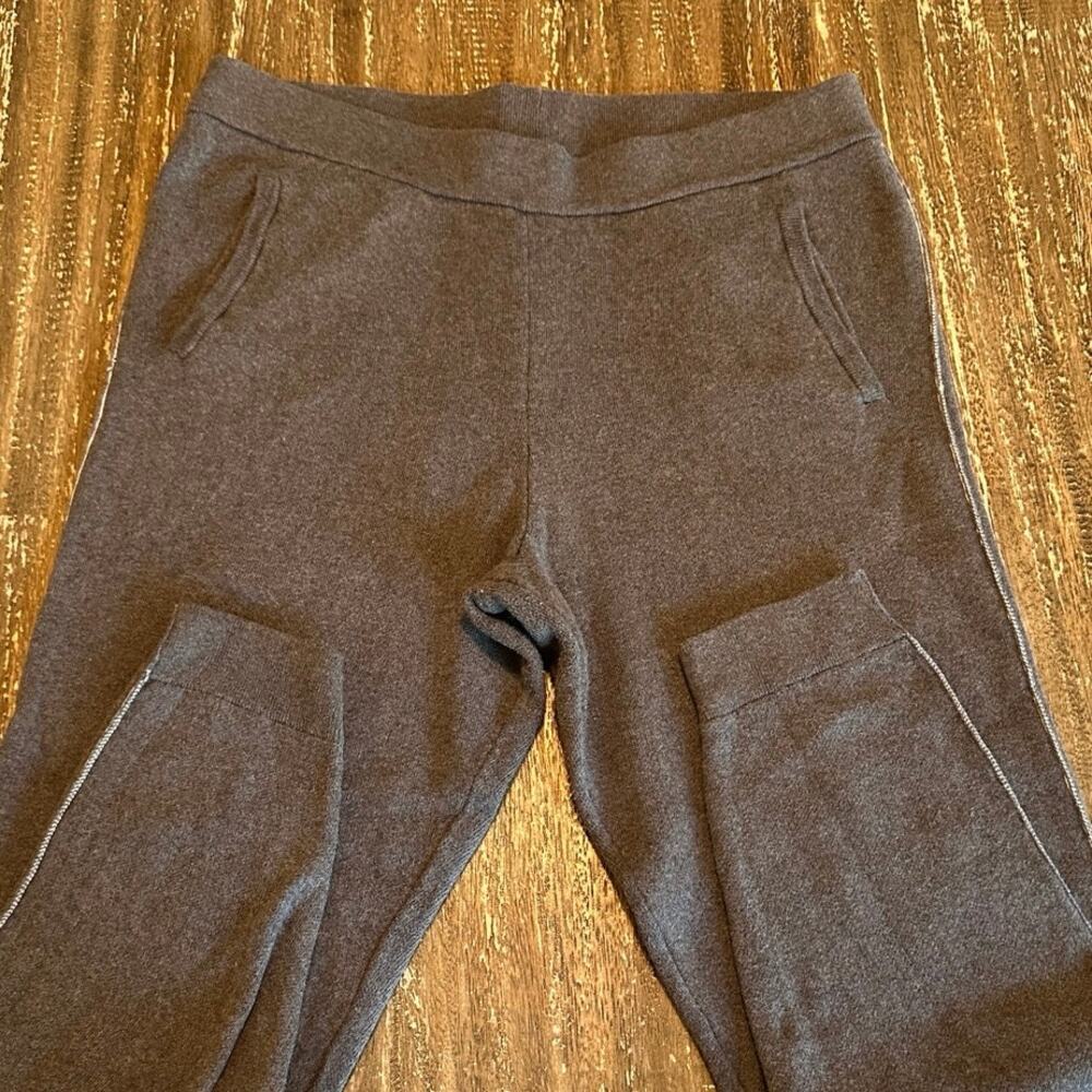 ATM Cotton Cashmere Blend Knit Sweatpants Joggers Pants Gray Women’s Size XL